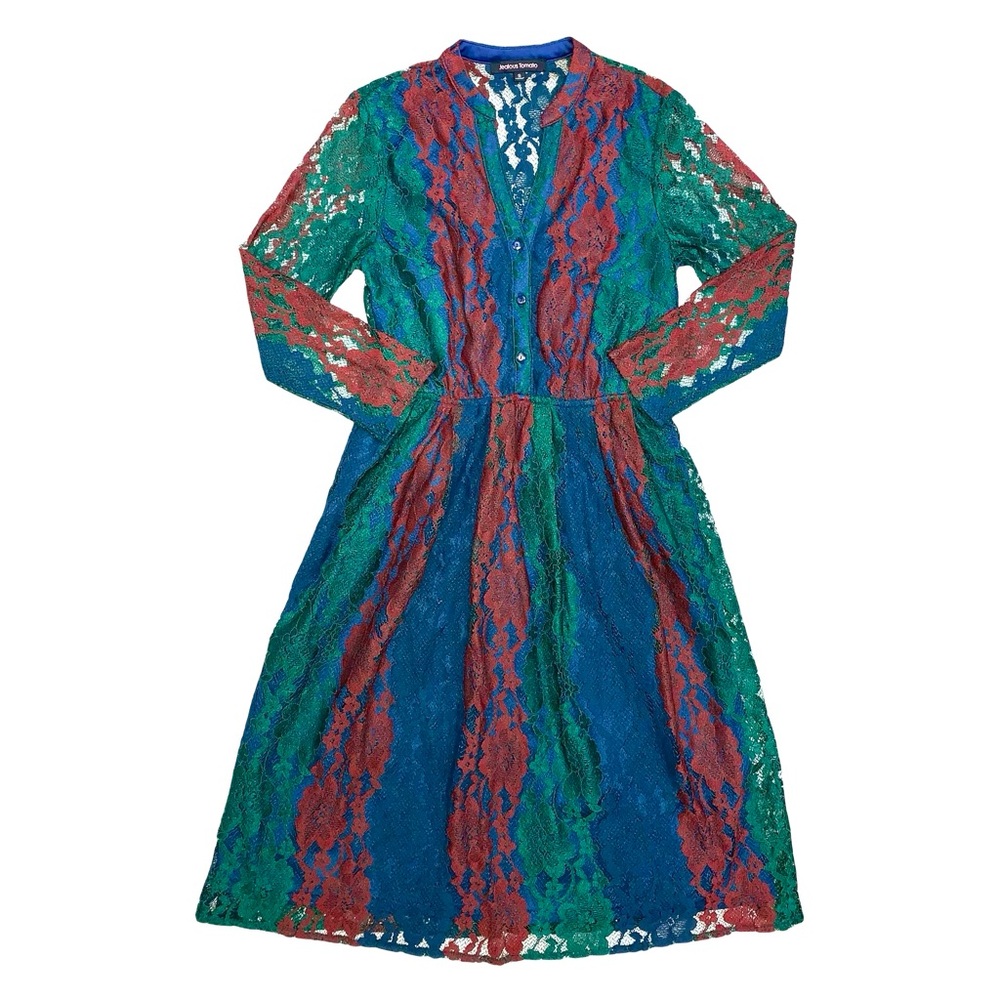 Jealous Tomato Lace Overlay Dress Feminine Boho Bohemian Party Occasion Autumn
